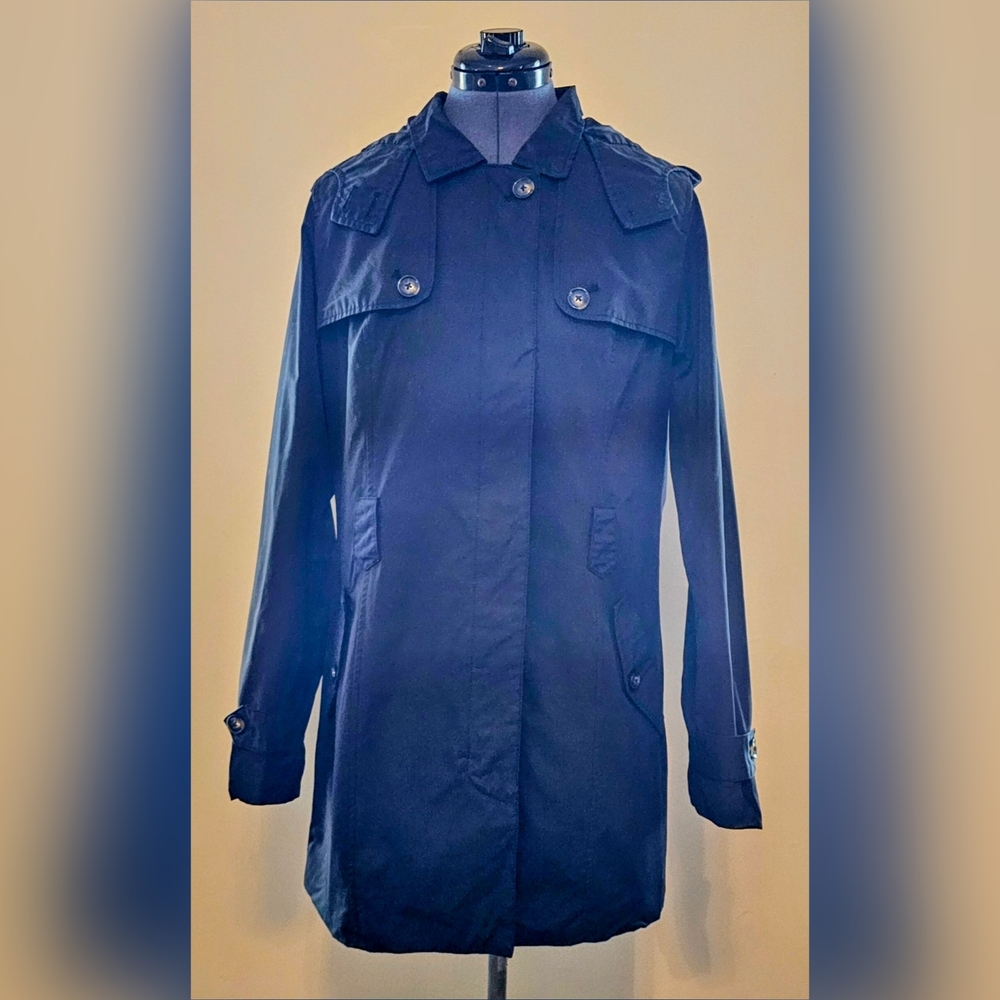 A. NEW. DAY Black Rain Coat
